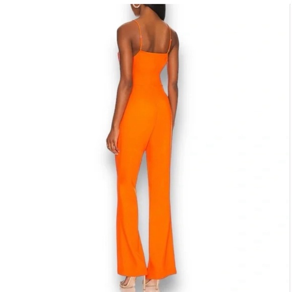Lita by Ciara jumpsuit with cut outs in Orange , size XL - Picture 3 of 5
